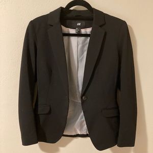 H&M Black Blazer Size 6